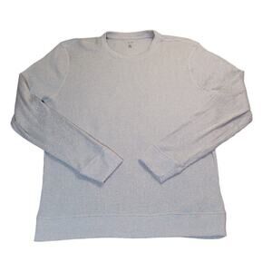 Gilly Hicks Gray Ribbed Knit Sweater Top Women’s L EUC